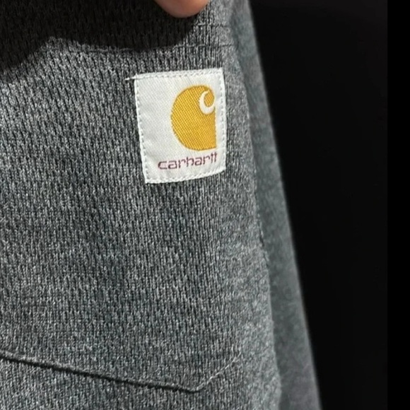 Carhartt Relaxed Fit Henley, Heavyweight thermal,chest pocket,snaps, long sleeve - Picture 5 of 9